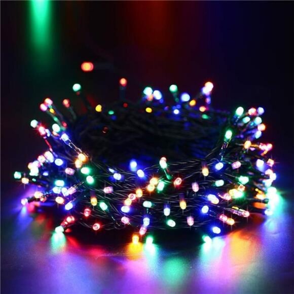 Solar Christmas Lights, 2 Packs 72ft 200 LED 8 Modes Solar...